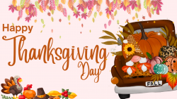 Colorful Thanksgiving Desktop Wallpaper